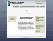 Tablet Screenshot of corvallisdrug.com